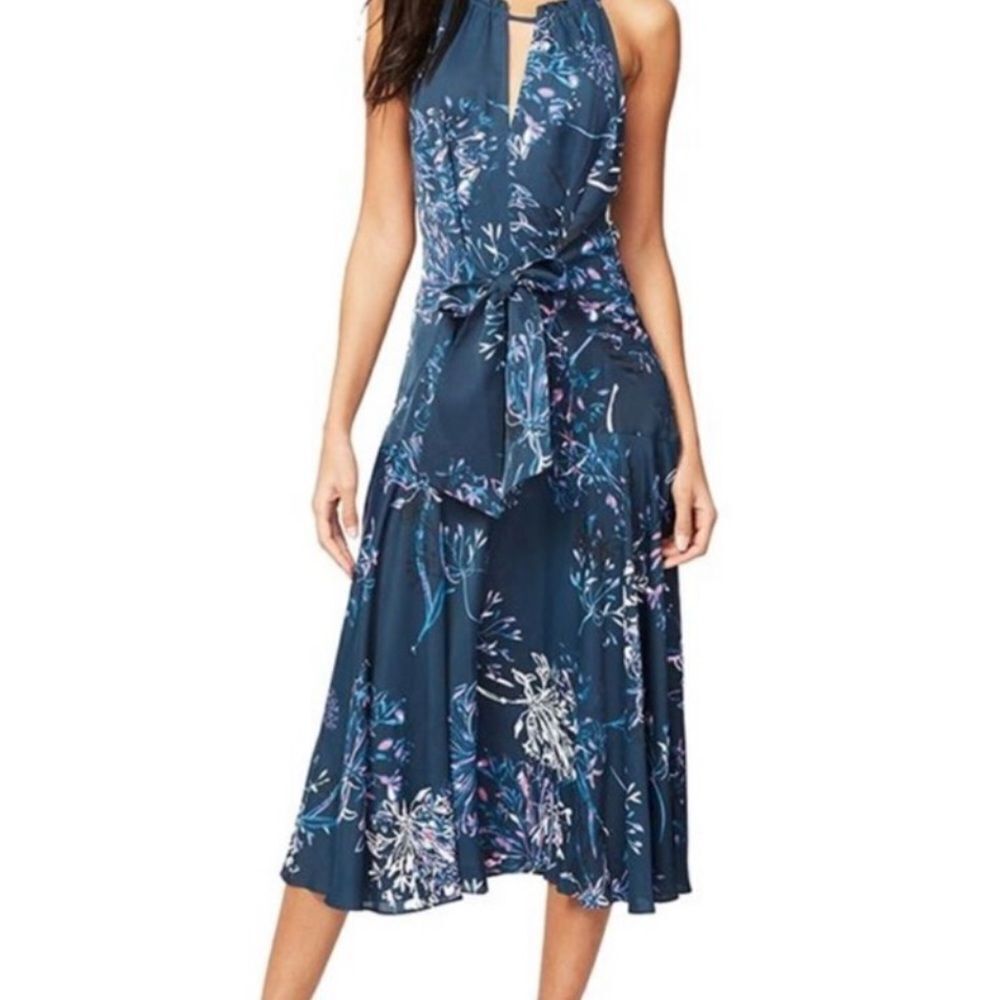 Rachel Roy Women's Blue Floral Fit & Flare Dress Size 16 NWT - Picture 7 of 7